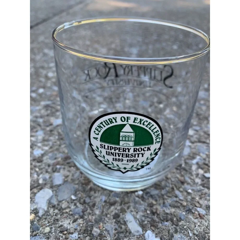 Slippery Rock University A Century of Excellence 1889-1989 Tumbler Glass